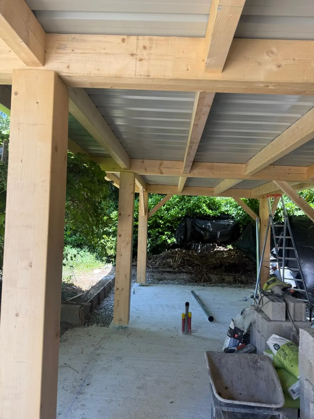couverture-bac-acier-carport-bois-charpente-geneve-sft-swiss